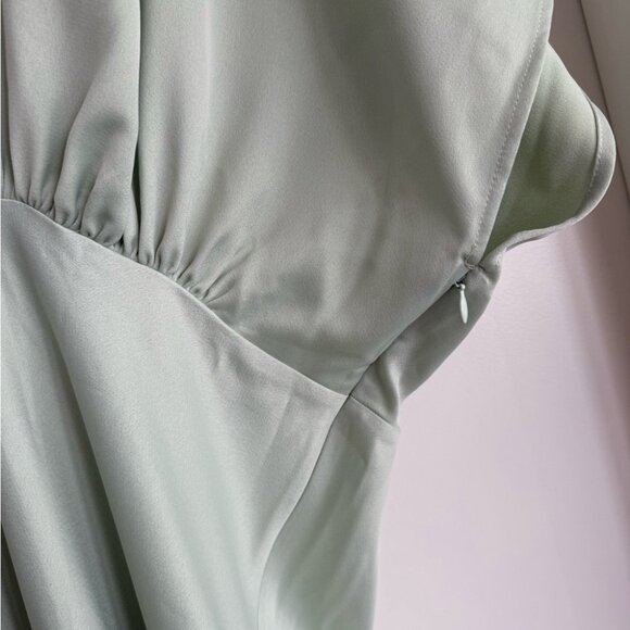 Anthropologie BHLDN Leila Satin Charmeuse Maxi Dress - Picture 6 of 13